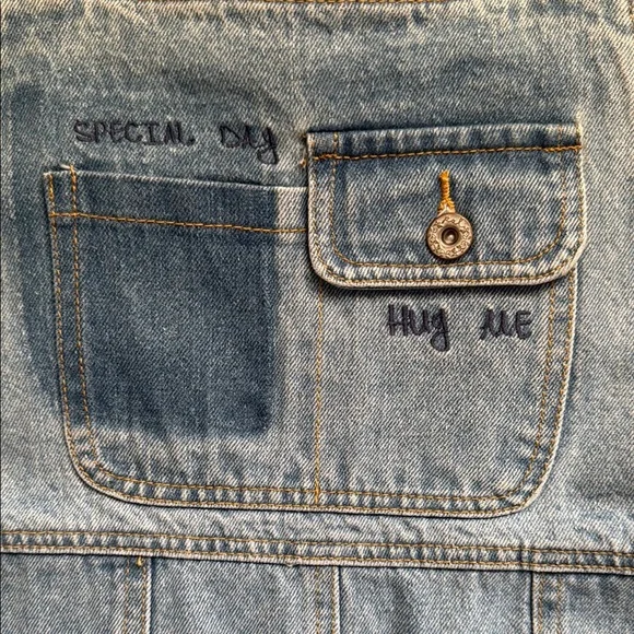 POL Denim Overall Dress - NWOT - Picture 3 of 10